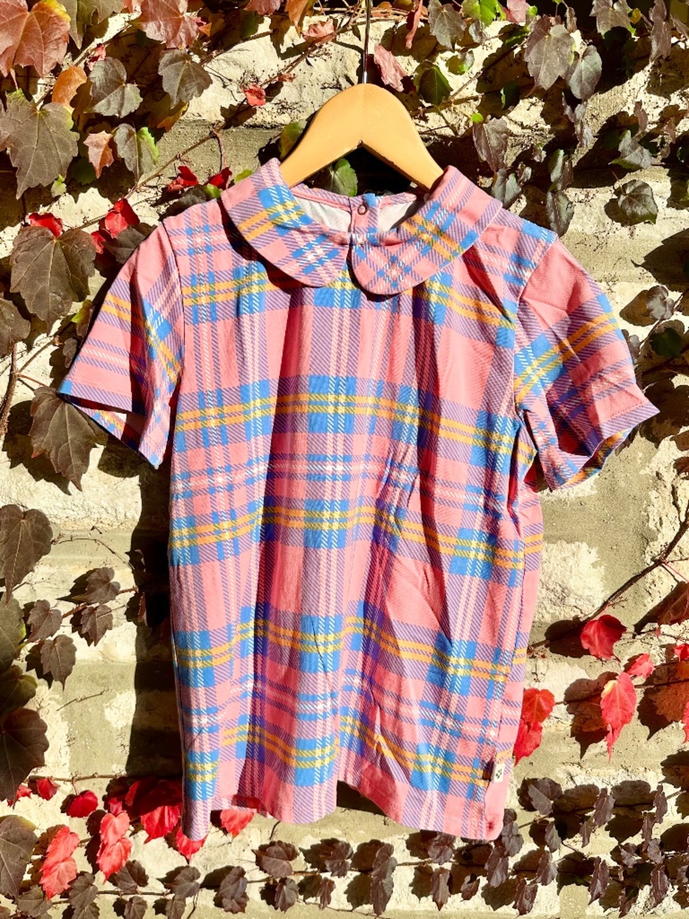 Mini Rodini Peter Pan Collar Shirt 9-11 organic cotton